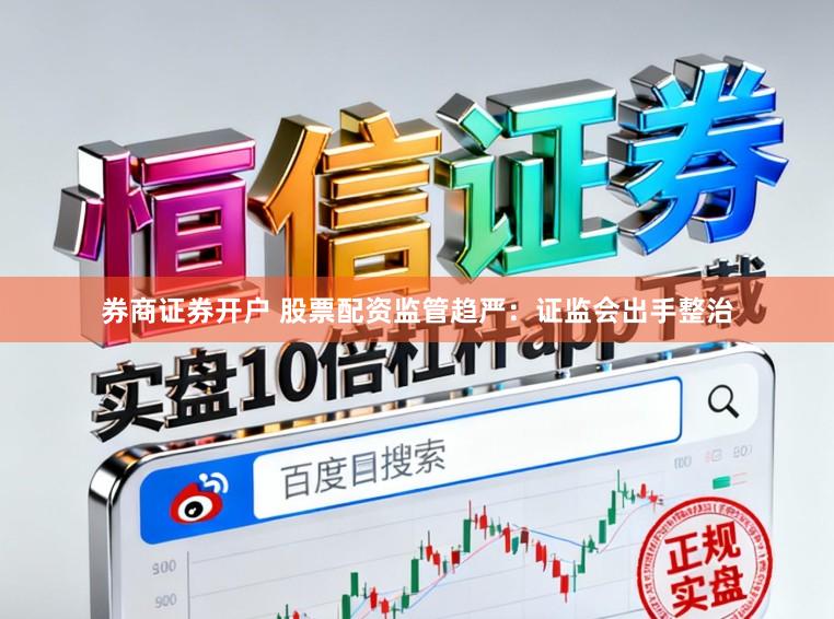 券商证券开户 股票配资监管趋严：证监会出手整治