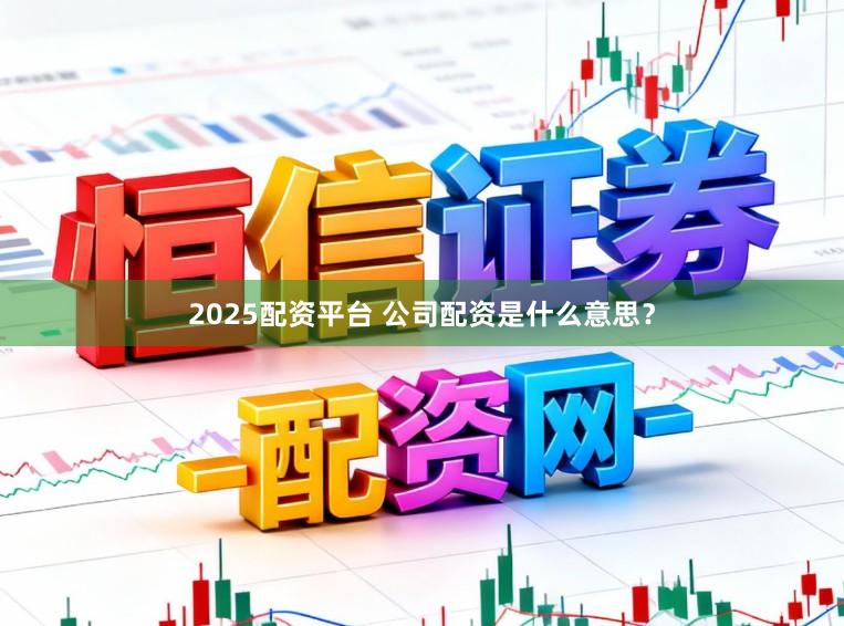 2025配资平台 公司配资是什么意思？